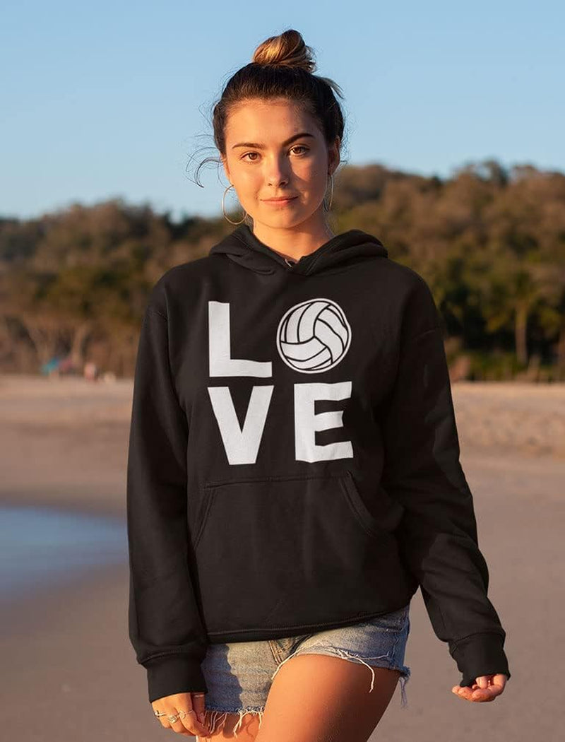 Volleyball Hoodies Gifts for Teen Girls Women Fans Team Players Love Sweatshirt Hoodie