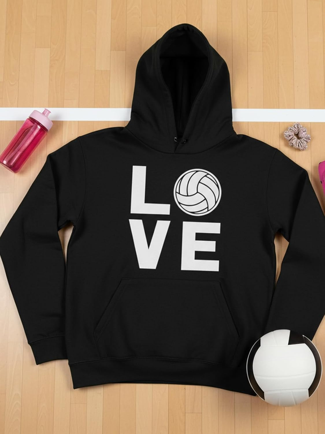 Volleyball Hoodies Gifts for Teen Girls Women Fans Team Players Love Sweatshirt Hoodie