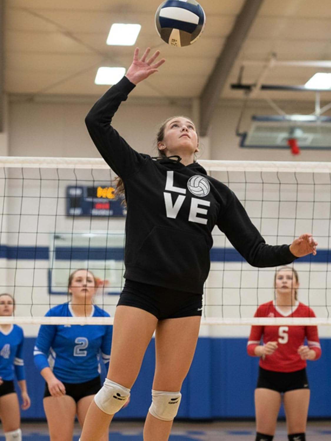 Volleyball Hoodies Gifts for Teen Girls Women Fans Team Players Love Sweatshirt Hoodie