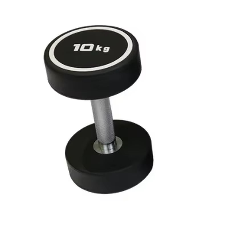 Wholesale Home Gym Custom Logo 2.5-50 KG PEV round Dumbbell Set for Strength Training