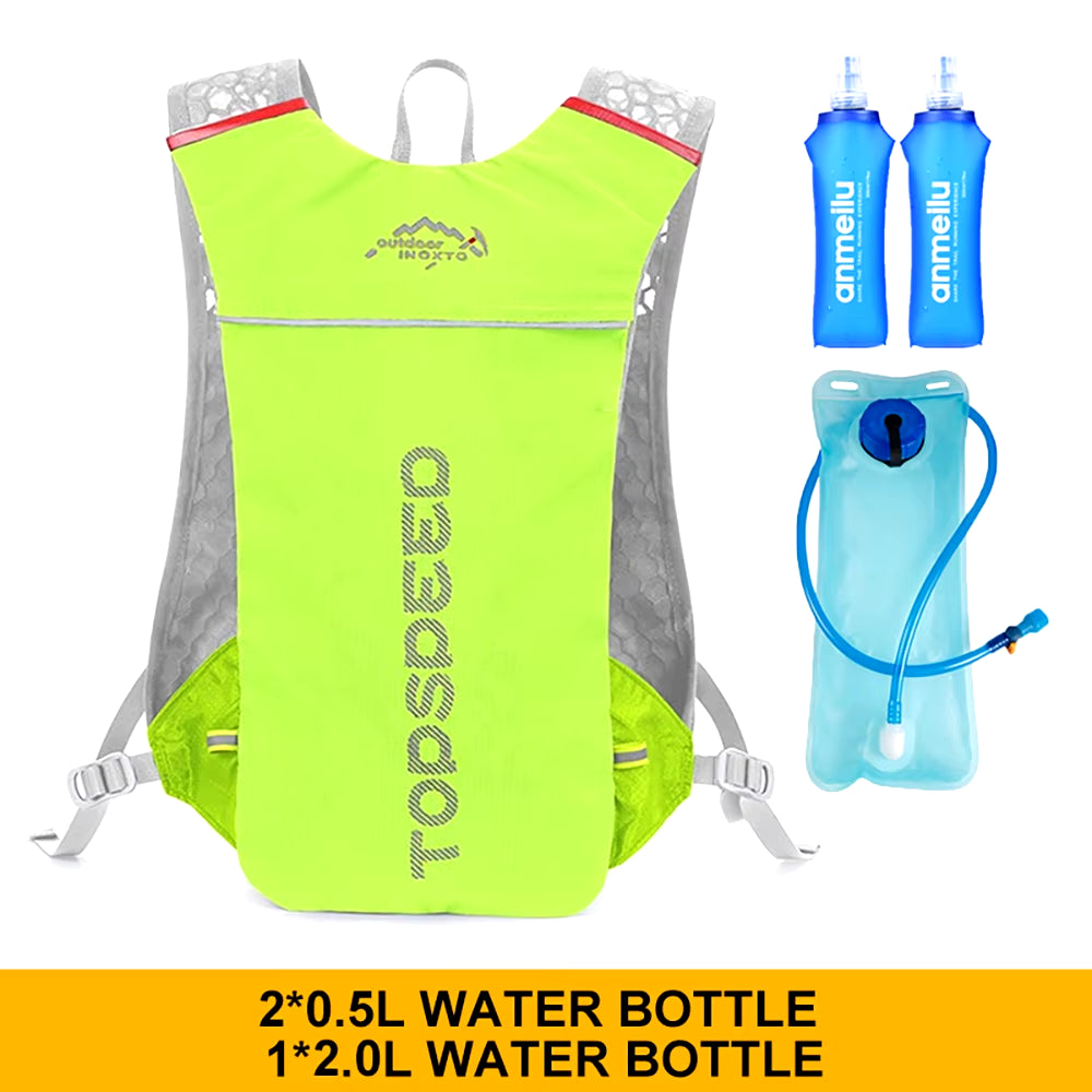 Outdoor Trail Running 5L Ultralight Backpack Hydration Jogging Vest Men Breathable Marathon Bicycle Bag Fitness Running Bag