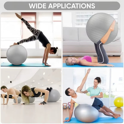 65/75/85Cm Yoga Ball Exercise Ball Pregnancy Pilates Ball Physiotherapy Rehabilitation Yoga Accessories Home Gym Equipment