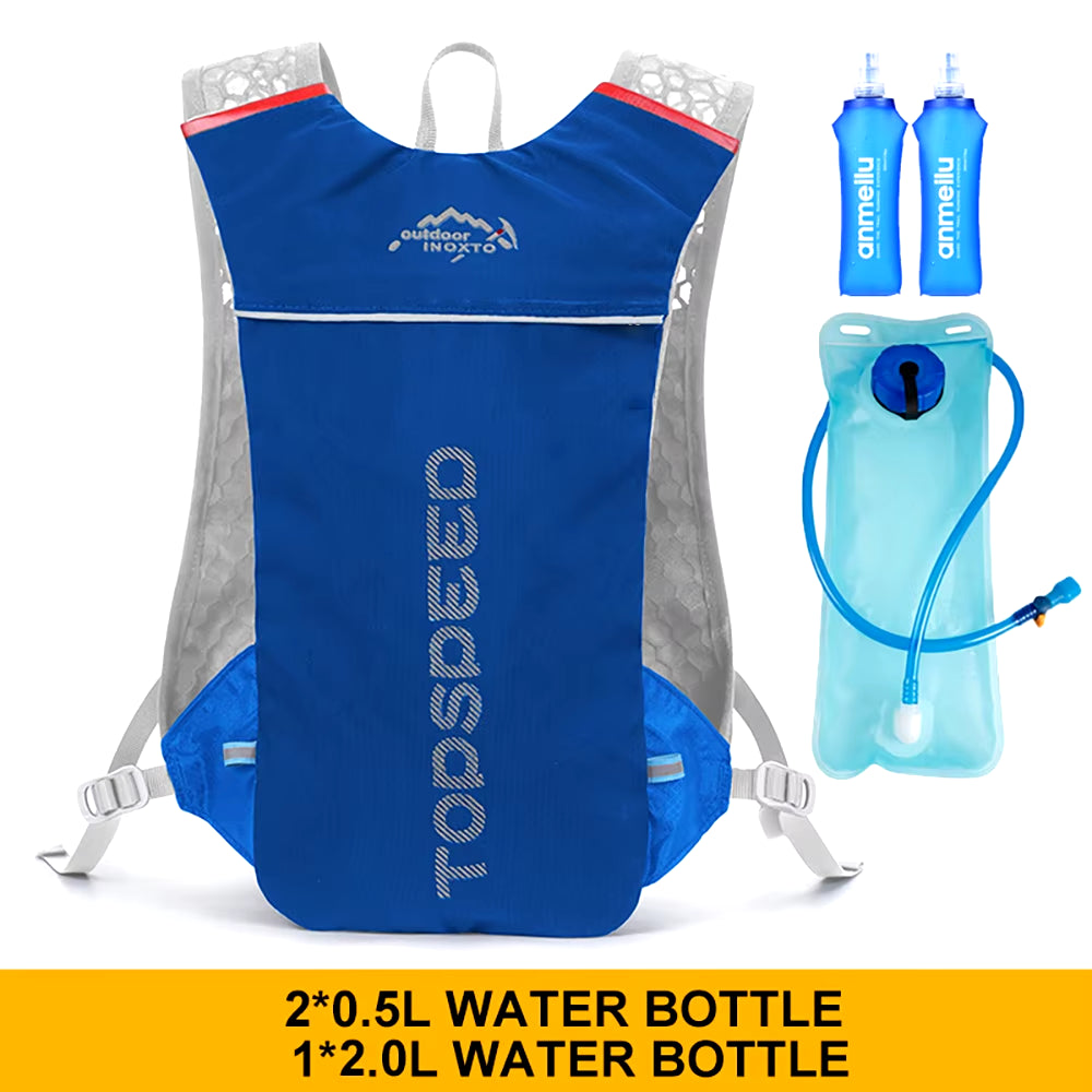 Outdoor Trail Running 5L Ultralight Backpack Hydration Jogging Vest Men Breathable Marathon Bicycle Bag Fitness Running Bag
