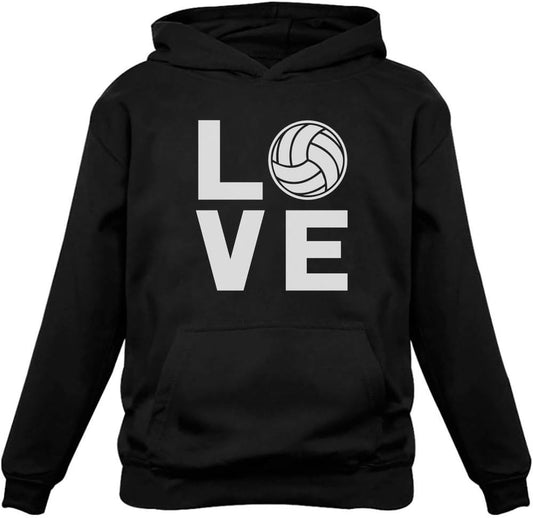 Volleyball Hoodies Gifts for Teen Girls Women Fans Team Players Love Sweatshirt Hoodie